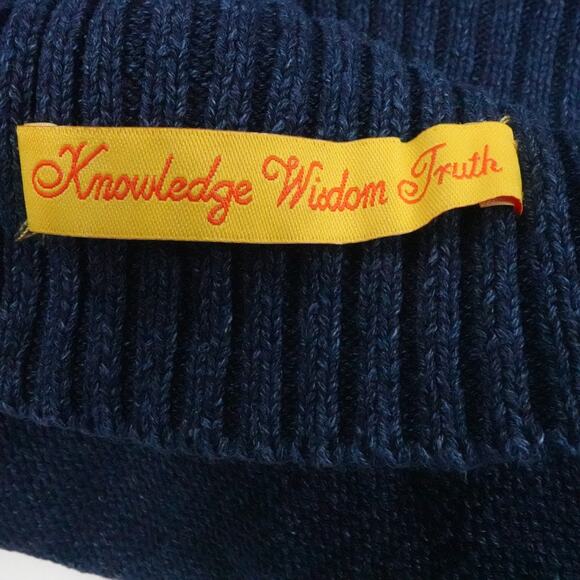 Robert Graham Sweater Mens Large‎ Blue Cable Knit Button Cardigan Fisherman - Picture 15 of 16